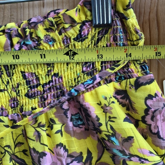 ANTHROPOLOGIE Clarabelle Maxi Skirt yellow with florals SIZE M NWT - Picture 11 of 15